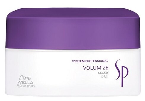 Wella Professionals SP Volumize Маска для придания объема волосам, 200 г, 200 мл, банка