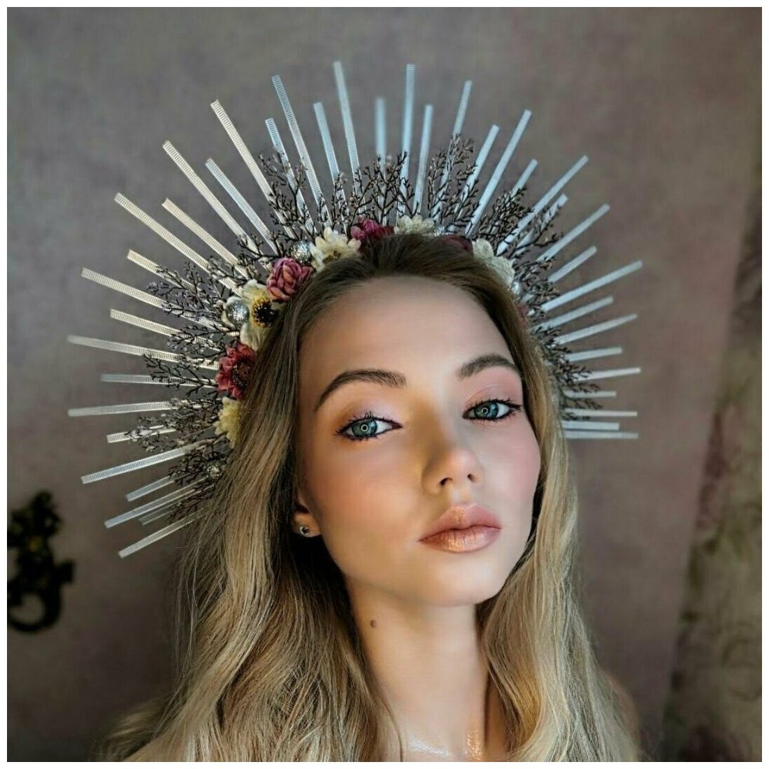 Ободок для волос женский Фотореквизит Корона нимб Корона для маскарада ...