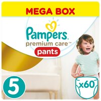 Pampers Premium Care трусики 5 (12-18 кг) 60 шт.