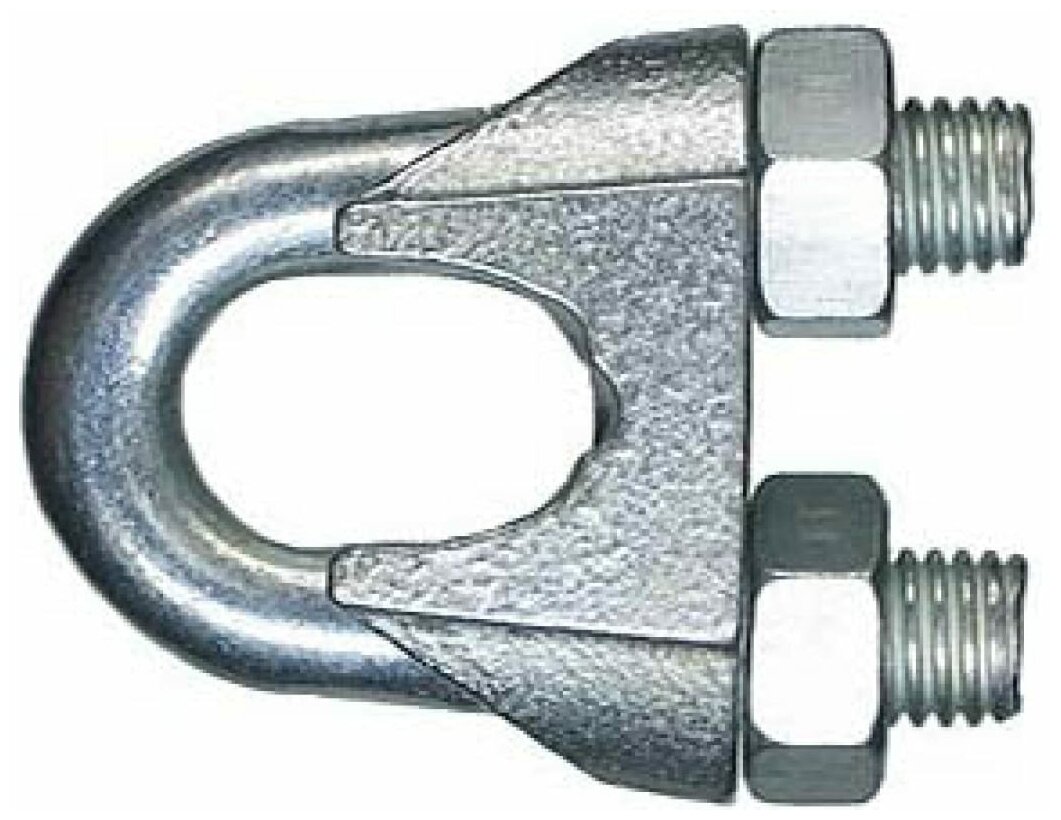 фото Зажим для стальных канатов М5 DIN 741 (4 шт в зип-локе) STARFIX (SMM1-46586-4)