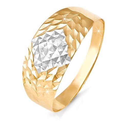 Кольцо Diamant online, красное золото, 585 проба, размер 18.5