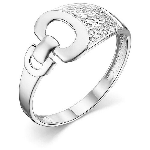 фото Кольцо corona, белое золото, 585 проба, фианит, размер 17, золотой, белый