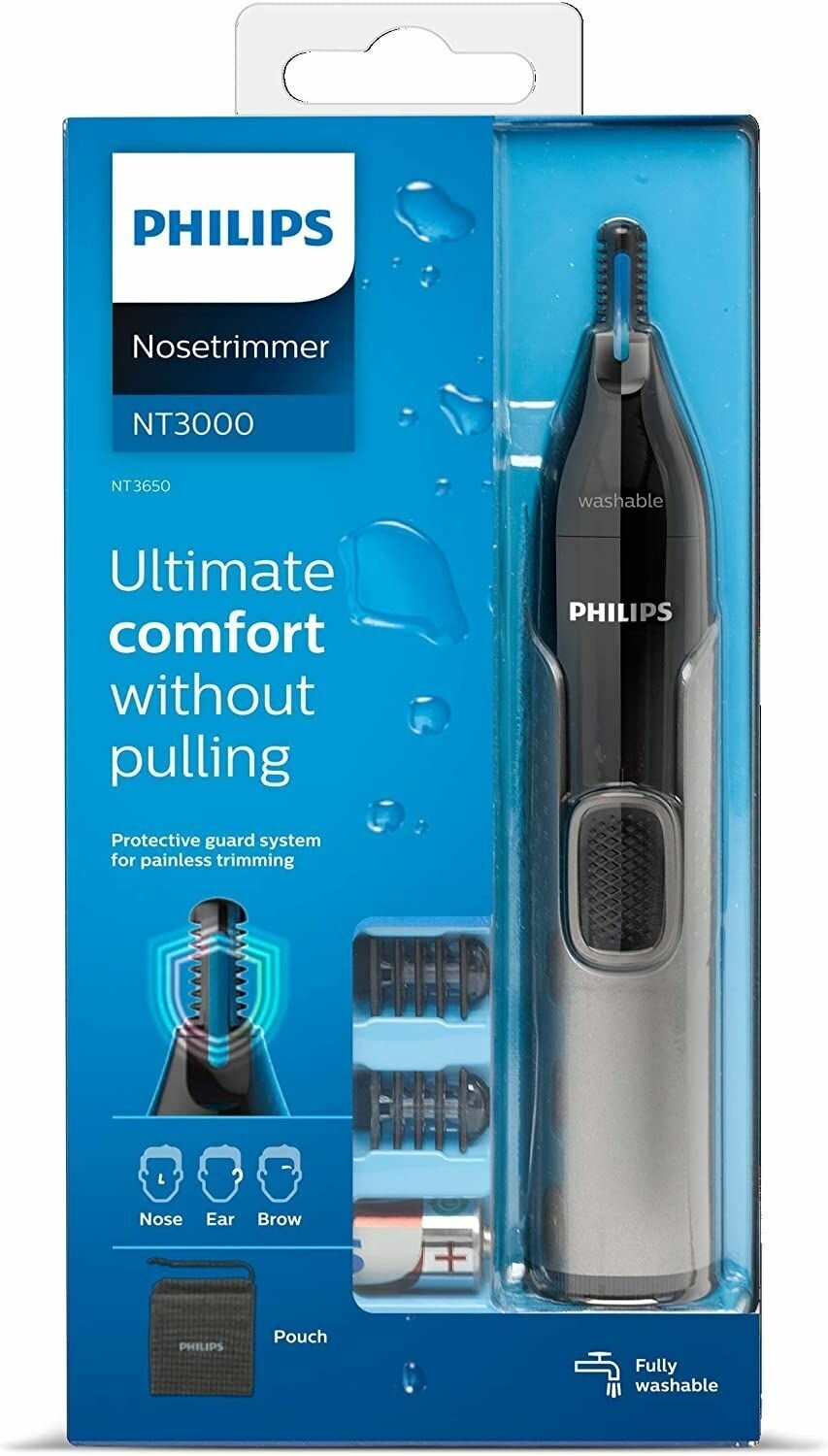Триммер для носа и ушей, для бровей Philips NT3650/16