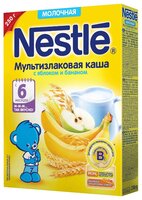 Каша Nestlé молочная мультизлаковая с яблоком и бананом (с 6 месяцев) 250 г