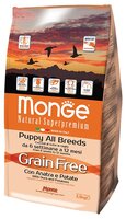 Корм для собак Monge (2.5 кг) Grain Free Puppy – Утка с картофелем. Беззерновой корм для собак