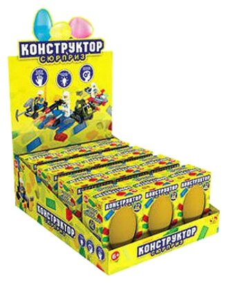 Игрушка-сюрприз Abtoys, Конструктор в яйце, 12 видов в ассортименте - фото №1