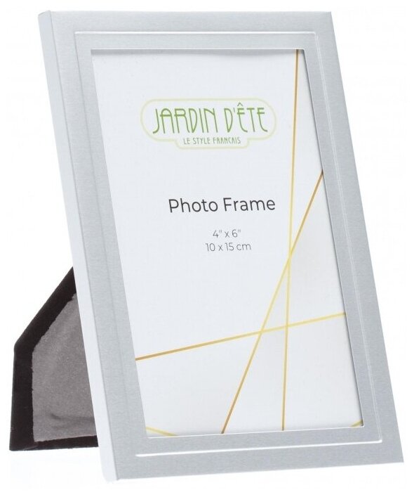 Jardin D’Ete JY1409/1 Рамка для фотографии jardin d-ete, алюминий, стекло, фото 10 х 15 см