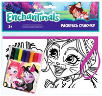 CENTRUM Набор для раскрашивания Enchantimals пенал 19х10 см, 12 фломастеров (88554)