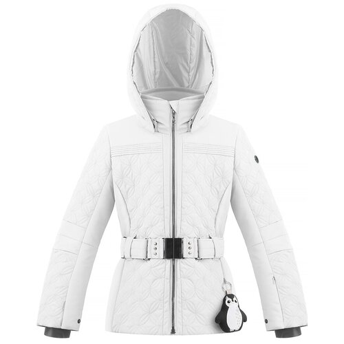 Горнолыжная куртка Poivre Blanc для девочек, размер Возраст: 128 \ Рост: 8 лет, белый