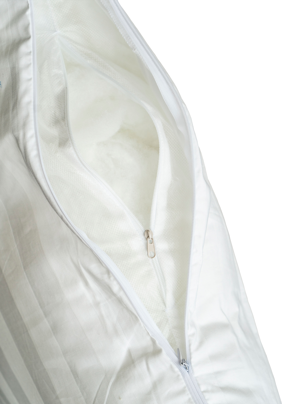 Подушка "Белый лебедь", 50 х 70 см, страйп сатин, белый - фотография № 8