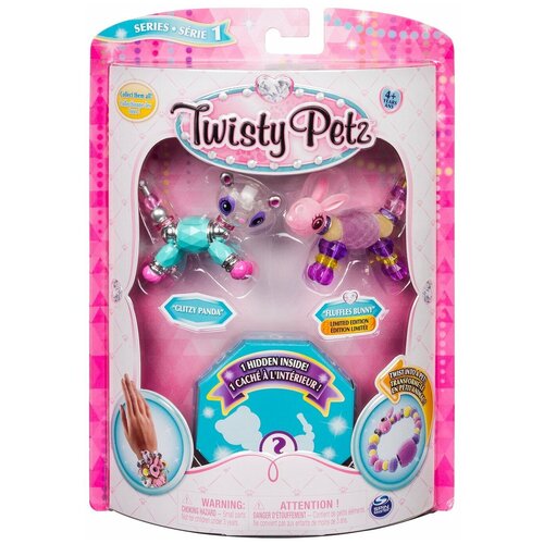 Набор бусин для плетения 3 браслетов-питомцев Spin Master 74101 Twisy Petz