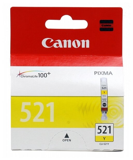 Canon Картридж Canon CLI-521 Yellow желтый 2936B004