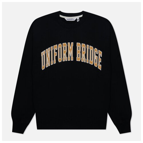 Мужская толстовка Uniform Bridge VTG Arch Logo Crew Neck чёрный, Размер XL