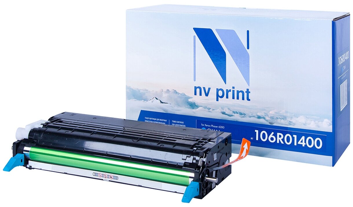 Лазерный картридж NV Print NV-106R01400C для Xerox Phaser 6280 (совместимый, голубой, 5900 стр.)
