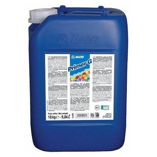 Грунтовка укрепляющая Mapei Primer G, 5 кг, голубой