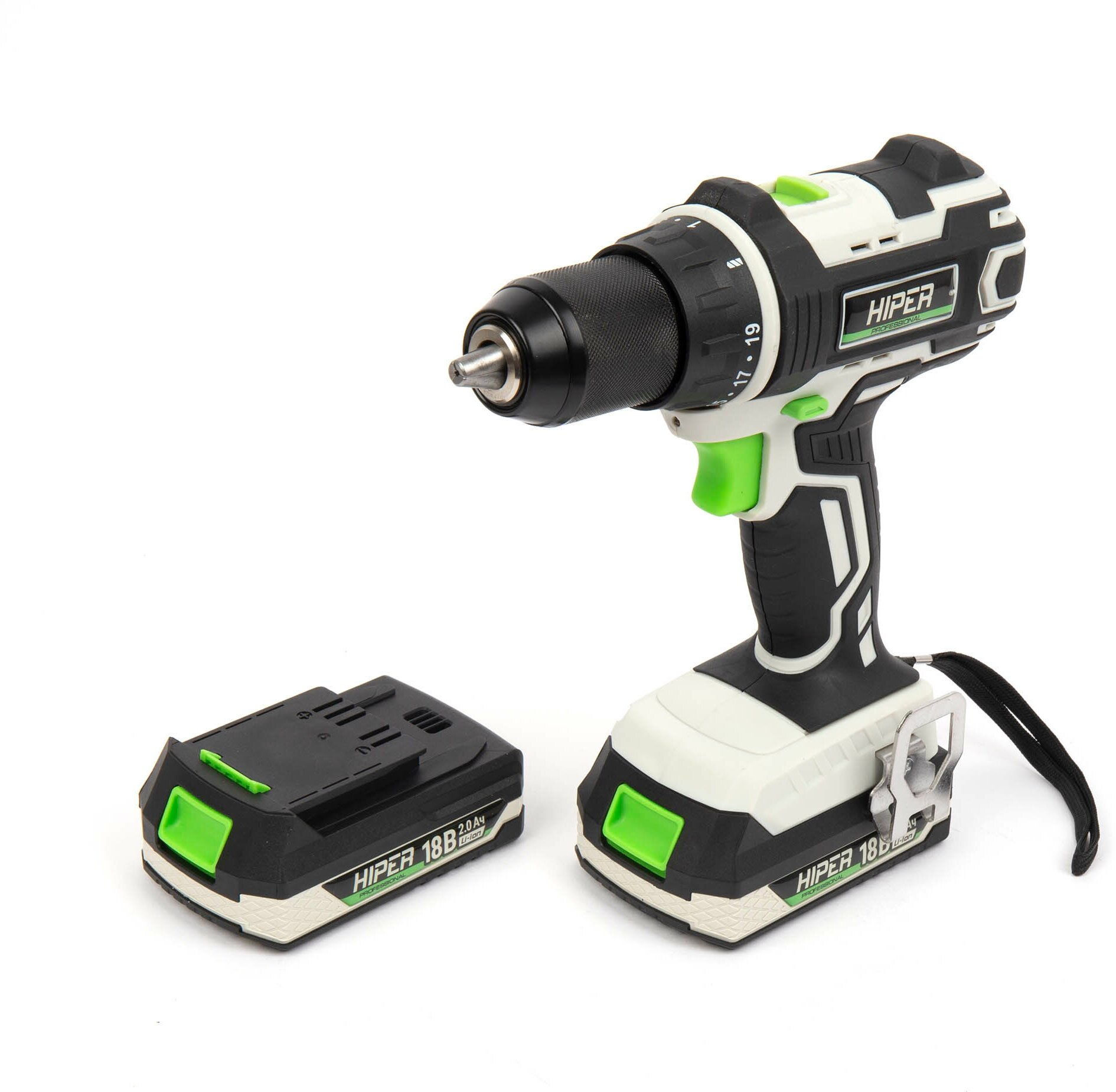 Дрель аккумуляторная HIPER HCD18C KIT