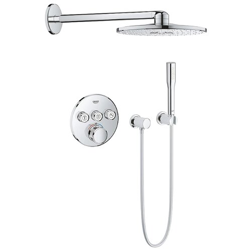 фото Душевой набор (гарнитур) встраиваемый grohe rainshower smartactive 34705000 хром