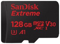 Карта памяти SanDisk Extreme microSDXC Class 10 UHS Class 3 V30 A1 100MB/s 128GB