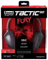 Компьютерная гарнитура Creative Sound Blaster Tactic 3D Fury черный