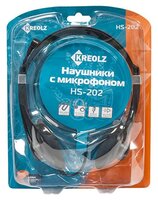 Компьютерная гарнитура Kreolz HS-202 silver/black