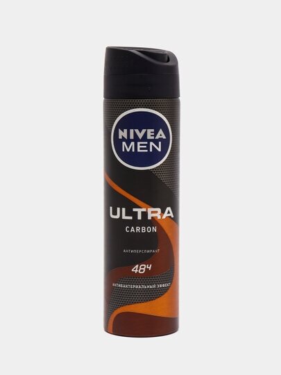 Антиперспирант-спрей Nivea Men Ultra Carbon, 150мл - фото №11