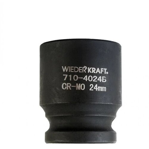 Головка торцевая ударная WIEDERKRAFT 1/2", 6 гр. 24 мм WDK-710-4024