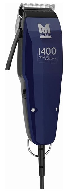 Машинка для стрижки Moser Hair clipper Edition синий 10Вт (насадок в компл:3шт) - фотография № 1