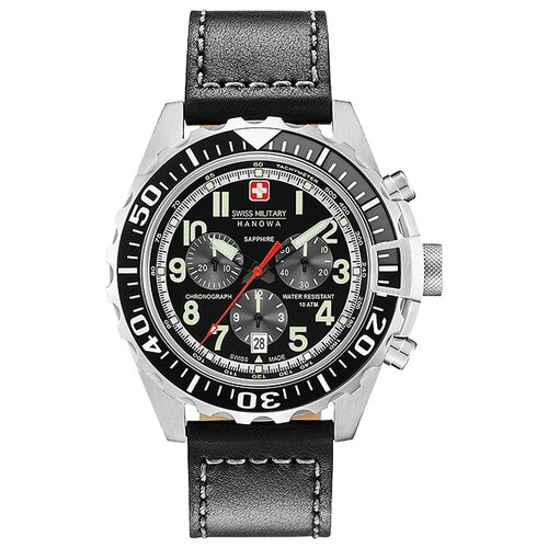 Наручные часы Swiss Military Hanowa 06-4304.04.007.07, черный швейцарские наручные часы l duchen d791 21 33