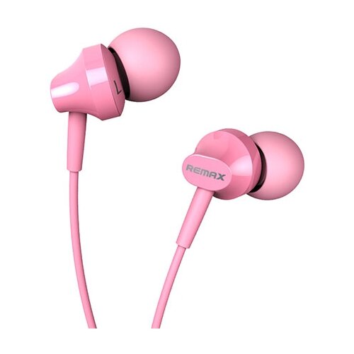 Проводные наушники Remax RM-501, pink наушники remax wired music earphone rm 910