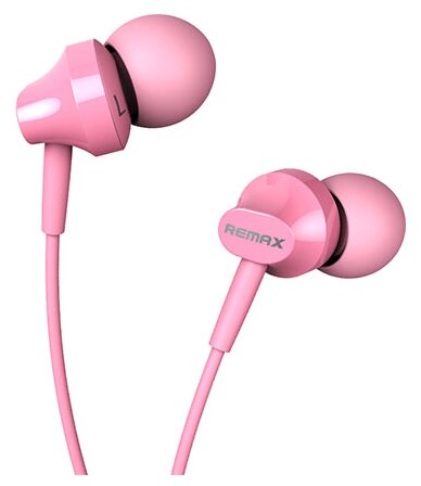 Наушники с микрофоном Remax RM-501 розовые