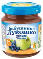 Пюре Бабушкино Лукошко яблоко-черника (с 5 месяцев) 100 г, 1 шт