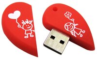 Флешка SmartBuy Wild Series Heart 8GB красный