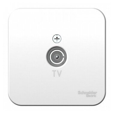 Розетка TV BLANCA оконечная белый. BLNTA000011 Schneider Electric (3шт.)