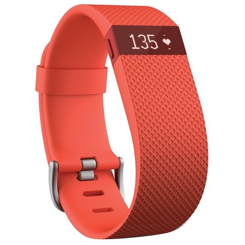 фото Умный браслет fitbit charge hr, tangerine, s