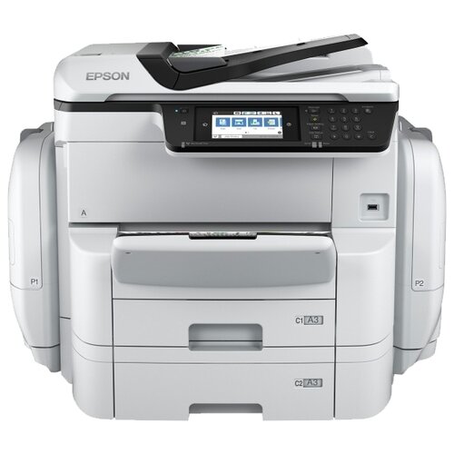 МФУ струйное Epson WorkForce Pro WF-C869RDTWF цветн A3 серый 47000000₽