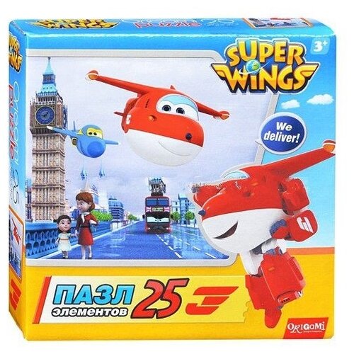 фото Пазл origami superwings туманный альбион (02807), 25 дет.