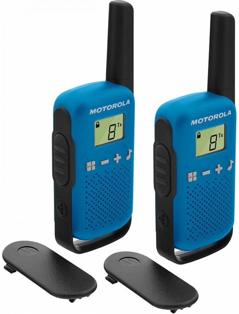 Motorola Комплект из двух радиостанций Talkabout T42 BLUE B4P00811LDKMAW