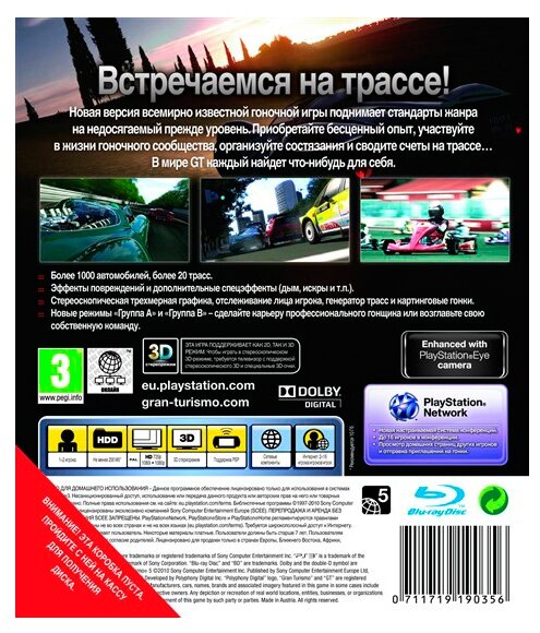 Игра Gran Turismo 5
