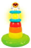 Игрушка для ванной Tomy Пирамидка Маяк (E72194) белый/зеленый/красный