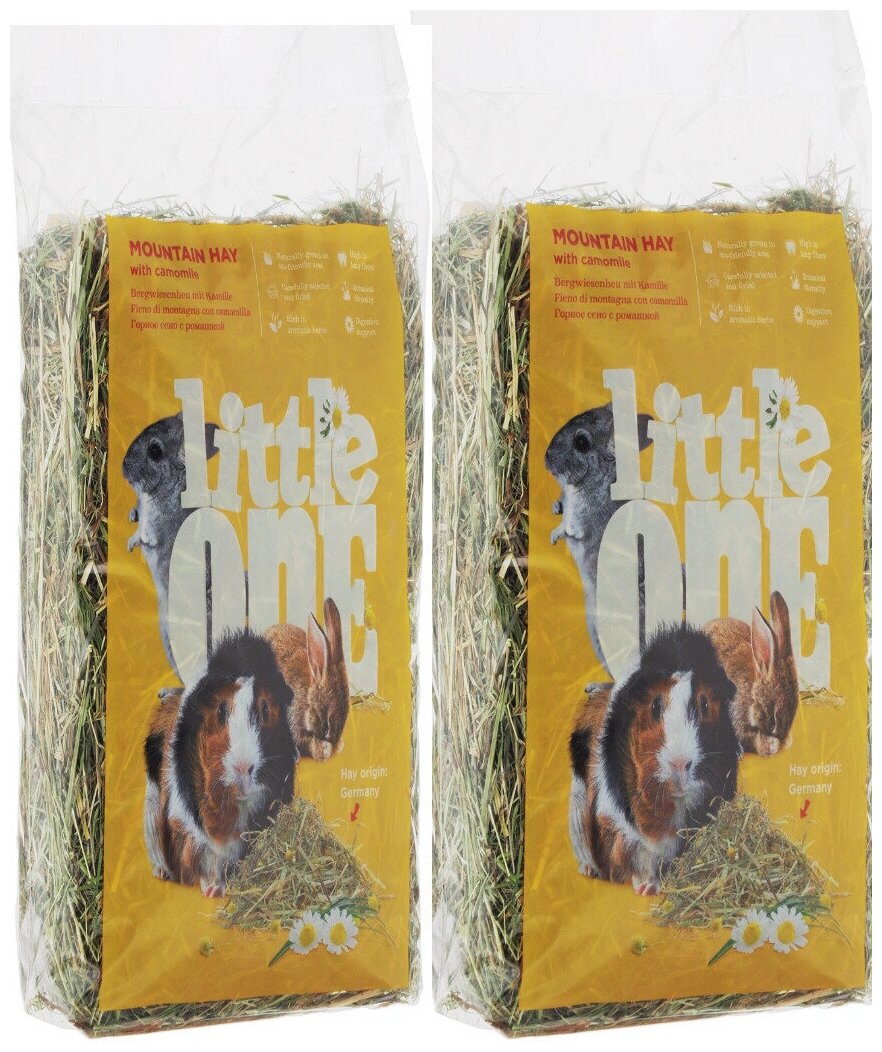 Горное сено "Little One", с ромашкой, 400 гх2 упаковки