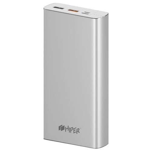 Внешний аккумулятор Hiper MPX 20000mAh QC/PD серебро