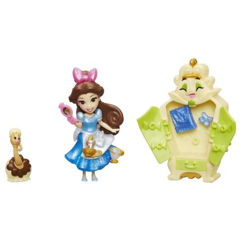 фото Набор hasbro disney princess маленькое королевство волшебный гардероб белль, 8 см, b8940