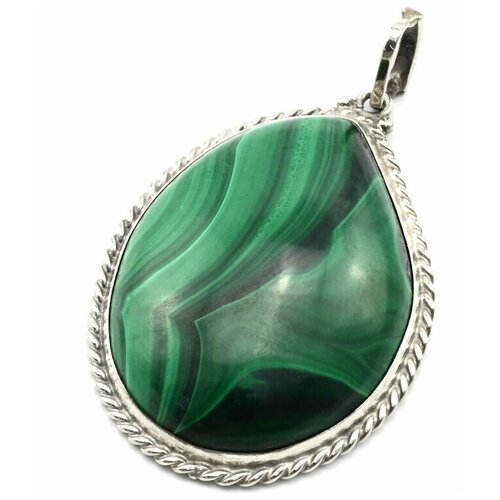 Подвеска Радуга Камня, малахит, зеленый браслет радуга камня малахит размер 15 5 см зеленый