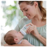 Соска Philips AVENT Natural силиконовая 1м+ 2шт. SCF652/27 бесцветный