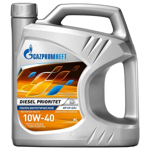 Моторное масло Gazpromneft Diesel Prioritet 10W-40, 4 л