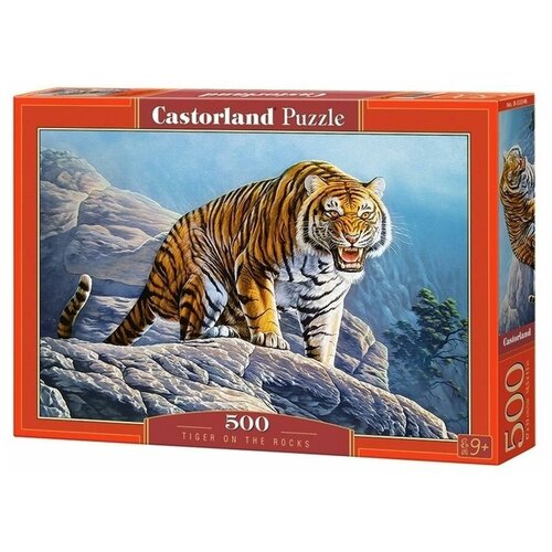Пазлы, Тигр на горе, 500 элементов, 1 упаковка