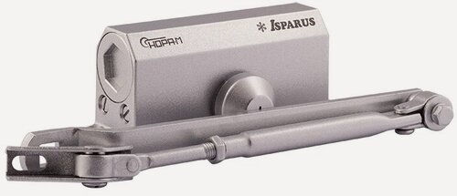 Изображение товара Дверной доводчик Нора-М Isparus 410 (серебро)