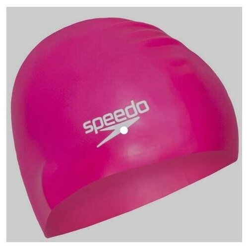 Speedo Шапочка для плавания Speedo Long Hair, силикон розовый