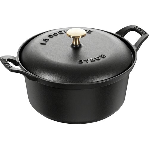 Кокот Staub Винтаж, 20 см, 2,45 л черный