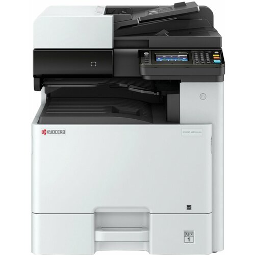 МФУ лазерное цветное KYOCERA ECOSYS M8124cidn 4 в 1 А3 24 стрмин 100 000 стрмес дуплекс АПД сетевая карта 1102P43NL0 52951400₽